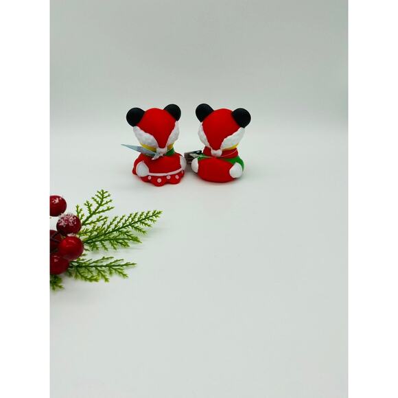 Bullseye Playground Christmas Mickey & Minnie Rubber Ducky - Picture 2 of 2